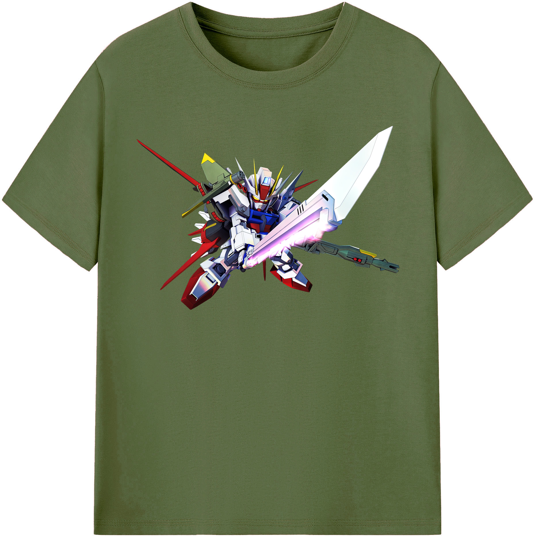 （画像用） 機動戦士ガンダム Mobile Suit Gundam 綿100％半袖Tシャツ（フロントプリント）
